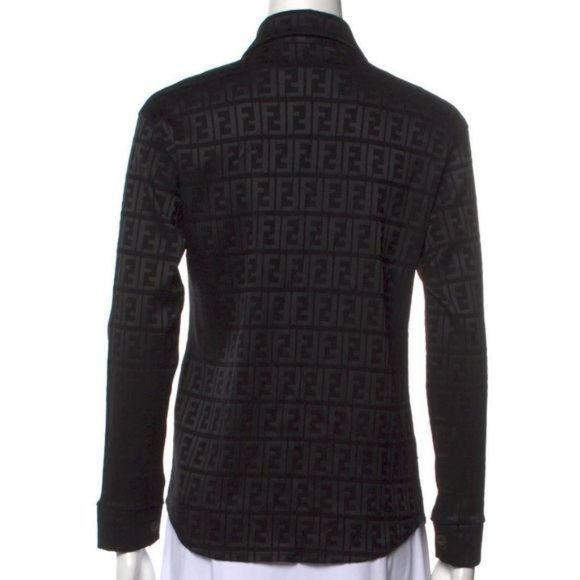 Vintage 1990s?FENDI?ZUCCA TOP M - Picture 3 of 3